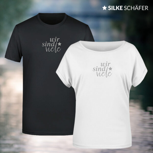 Sonderedition<br>"wir sind viele"<br>Shirt (Damen/Herren)
