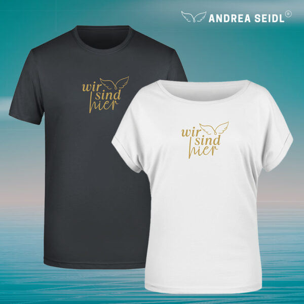 Sonderedition<br>"wir sind hier"<br>Shirt (Damen/Herren)