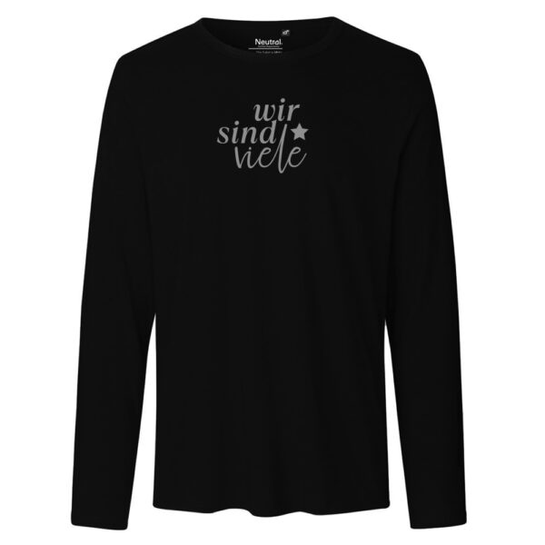 Sonderedition<br>"wir sind viele"<br>Langarmshirt (Damen/Herren) – Bild 7