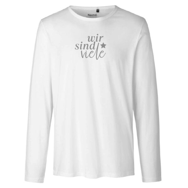 Sonderedition<br>"wir sind viele"<br>Langarmshirt (Damen/Herren) – Bild 6